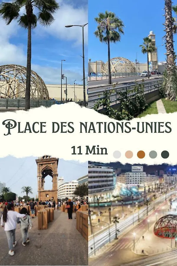Apartamento En El Centro De Casablancaアパートメント 0*, カサブランカ モロッコ